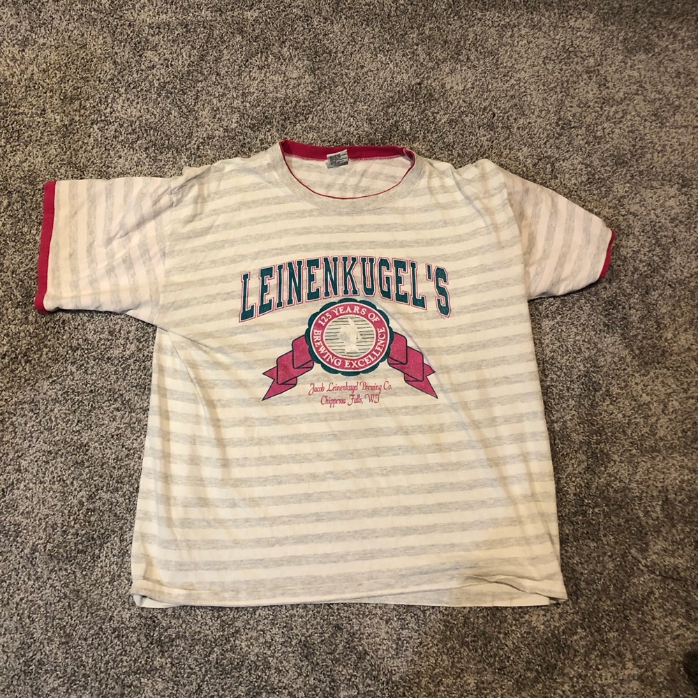Vintage Jacob Leinenkugel's Beer T-Shirt Size XL.
